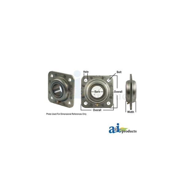 Bearing, Flanged Disc; Round Bore, Re-Lubricatable 6" x7" x3"
